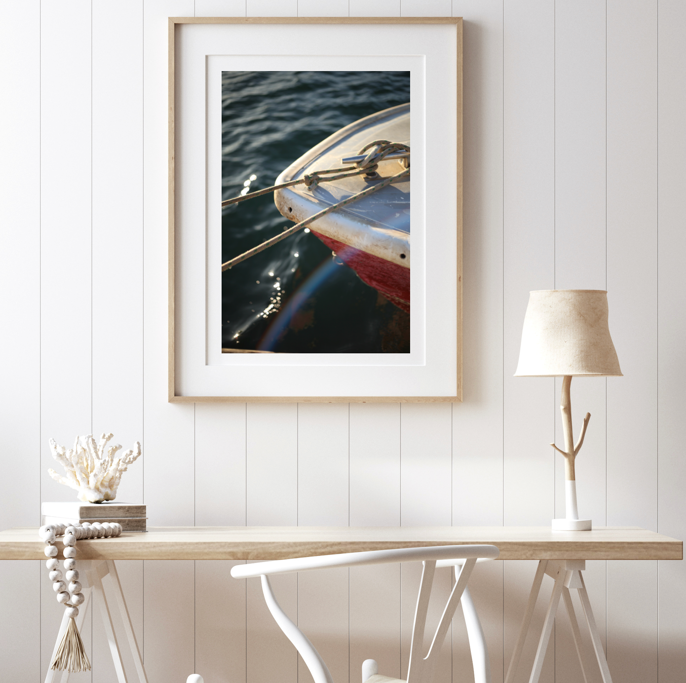 Pittwater Life • Red Boat Fine Art Print