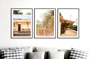 The Bundanoon Train Station • Set of Three Photography Prints