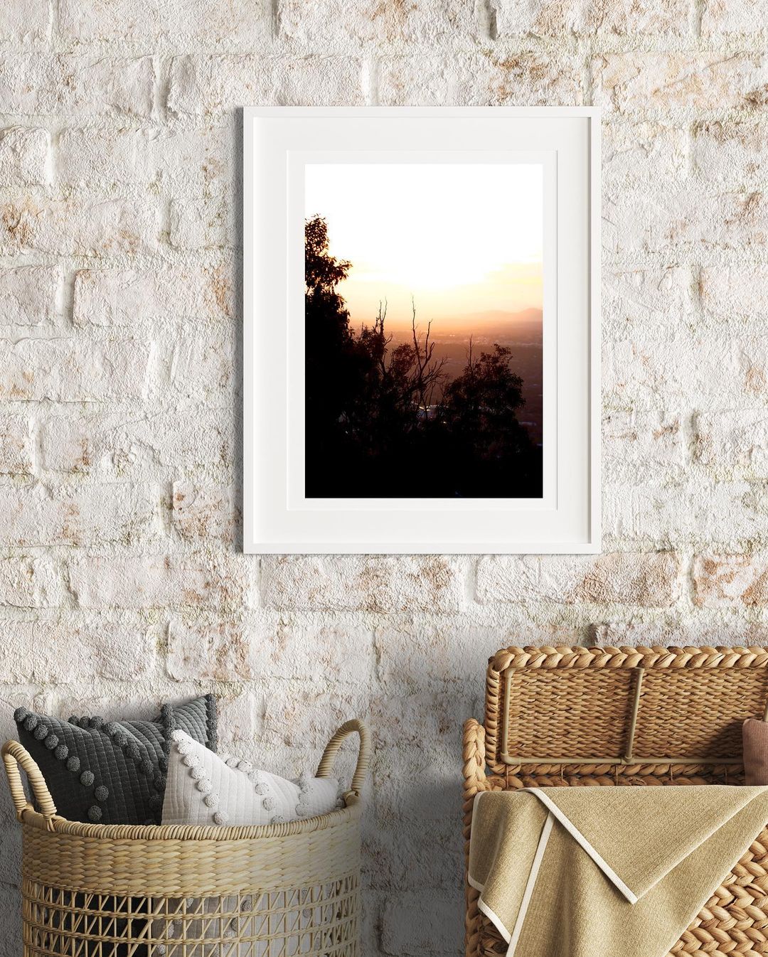 Sunset Over Canberra • Mt Ainslie Gum Tree Bushland Fine Photography Print