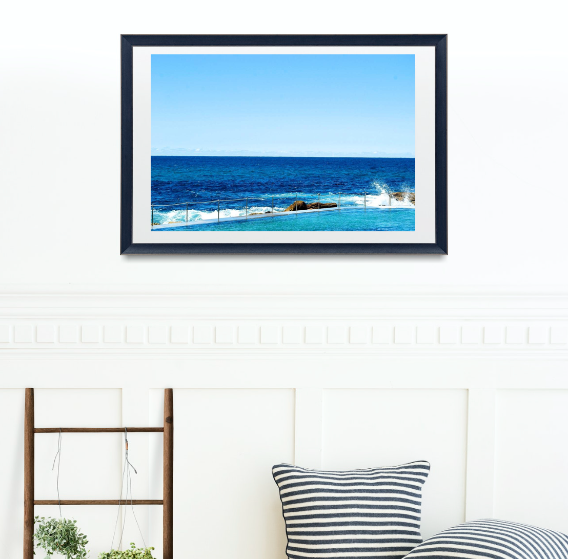 Bronte Beach Ocean Pool Blues • Photography Print