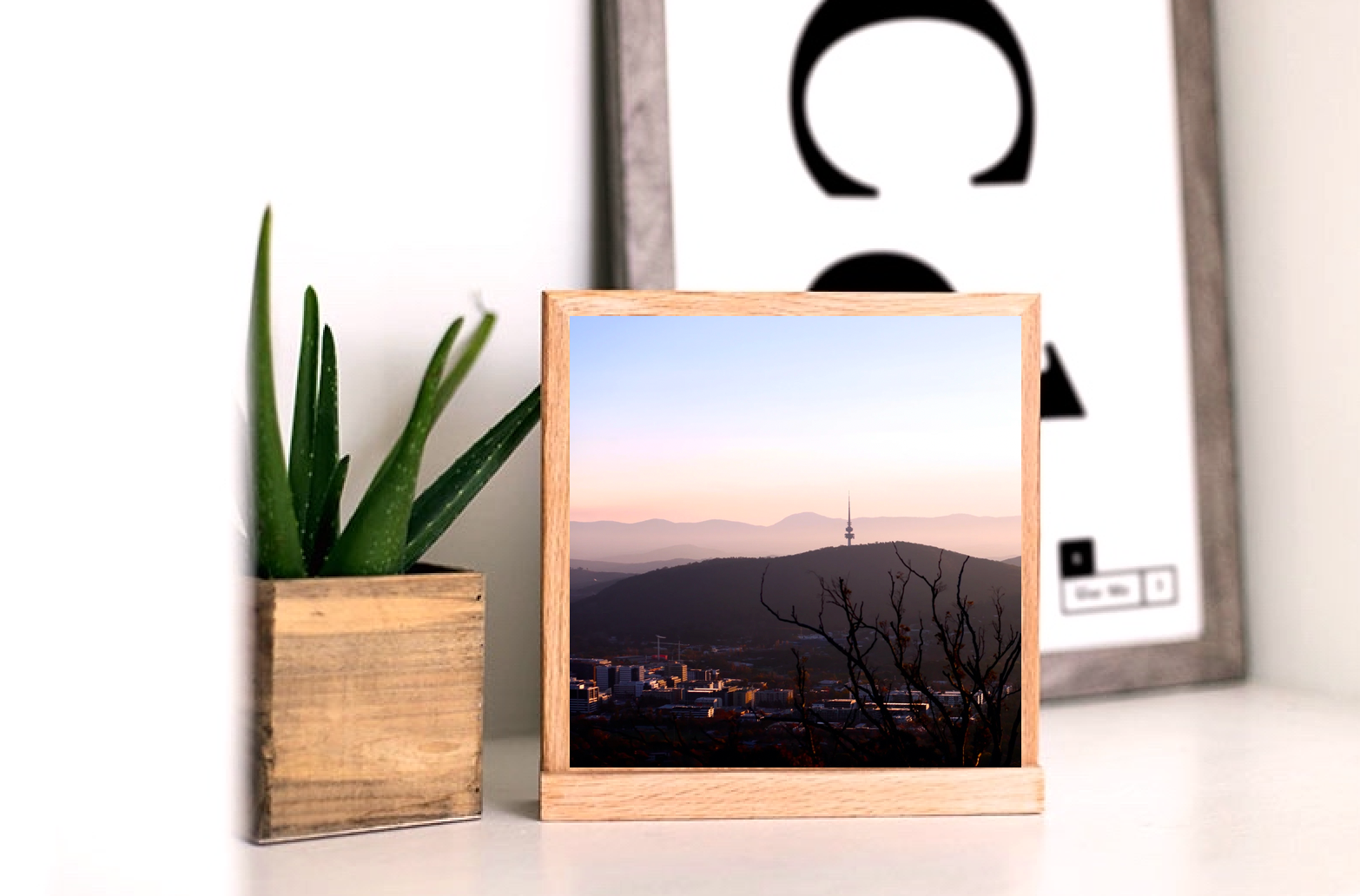 Black Mountain Sunset • Square Photography Print