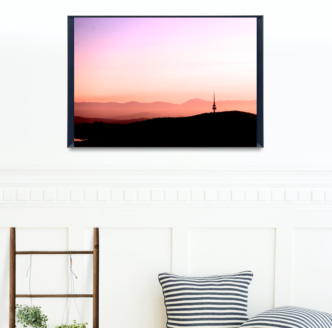 Black Mountain Sundown • Canberra Telstra Tower Fine Landscape Photography Print