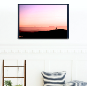 Black Mountain Sundown • Canberra Telstra Tower Fine Landscape Photography Print