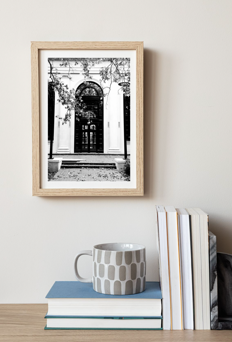 The Arch of Albert Hall • Black & White Canberra Photography Print