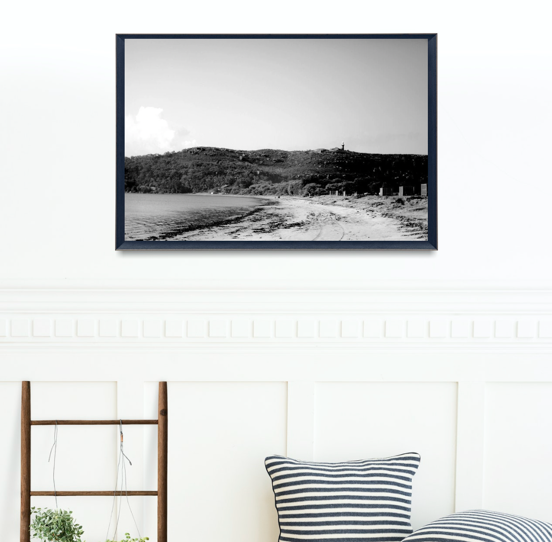 Barrenjoy Pittwater Shore • Palm Beach Black and White Photography Print
