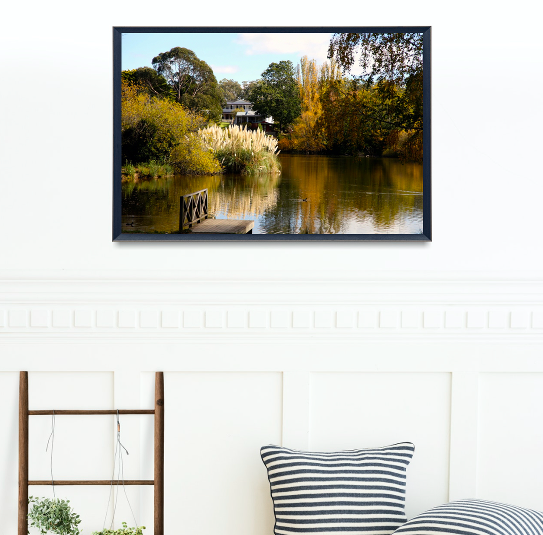 Golden Lake House - Lake Daylesford - Fine Art Print