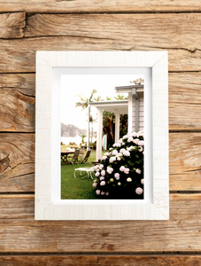 The Hydrangea Beach House • Hydrangea Coastal Home Photography Print