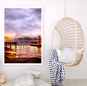 Sunset on the Pier • Pittwater Palm Beach Pier Photography Print