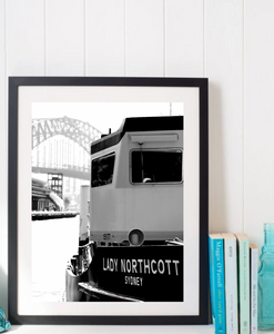 Lady Northcott • Sydney Ferry • Black & White Fine aRT Photography Print