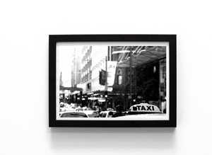 TAXI! • Black & White Sydney Photography Fine Art Print