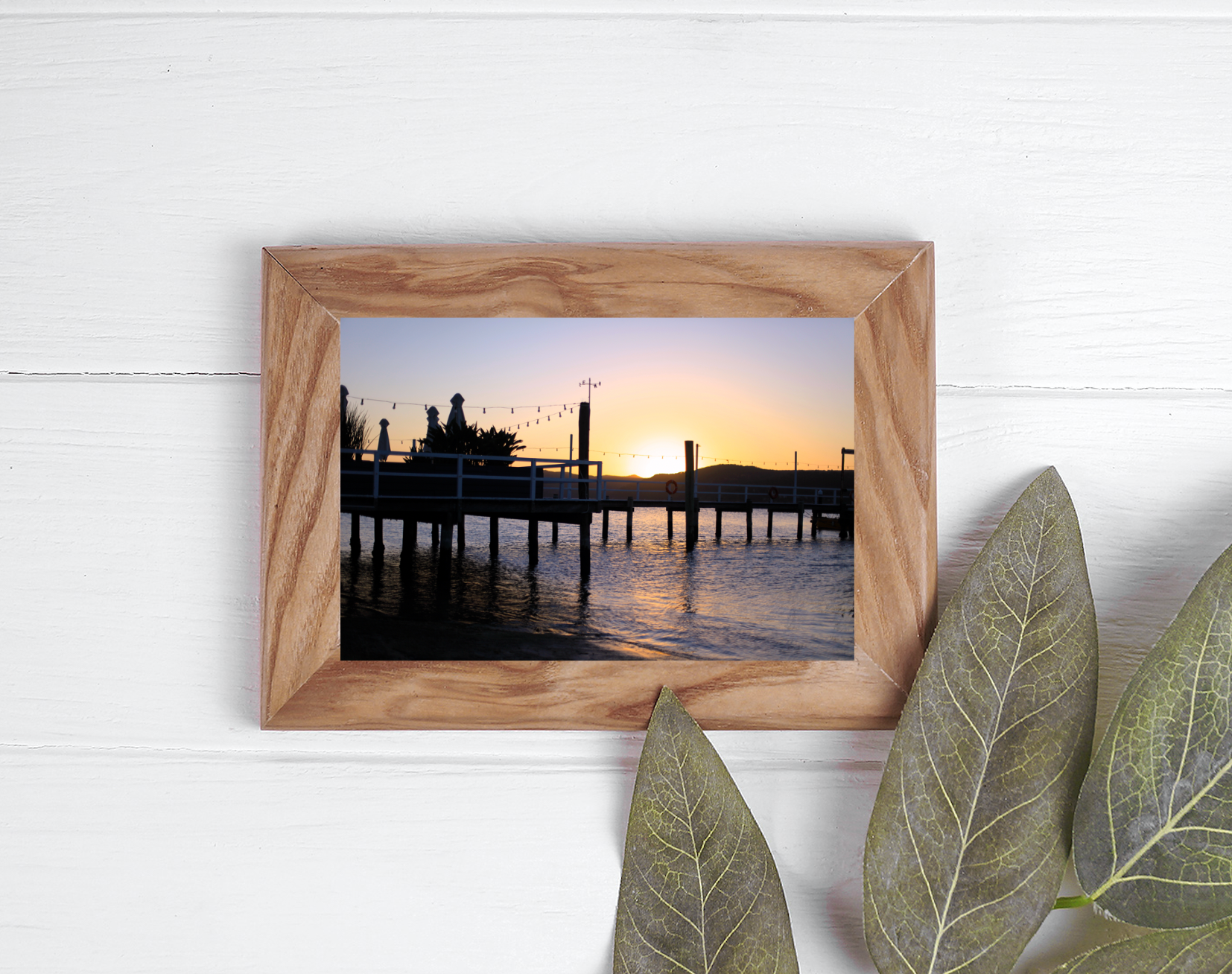 Pittwater Sunset Pier • Palm Beach Print