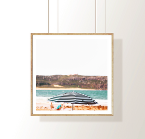 Salty Air Summertime • Beach Umbrella Print