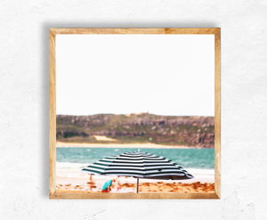 Salty Air Summertime • Beach Umbrella Print