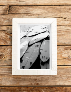 Surfboard at Bronte Beach • 35mm Black & White Film Photography Print