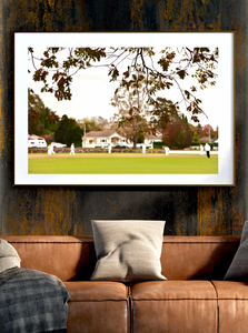 The Cricket Match at Bradman Oval • Fine Photography Print