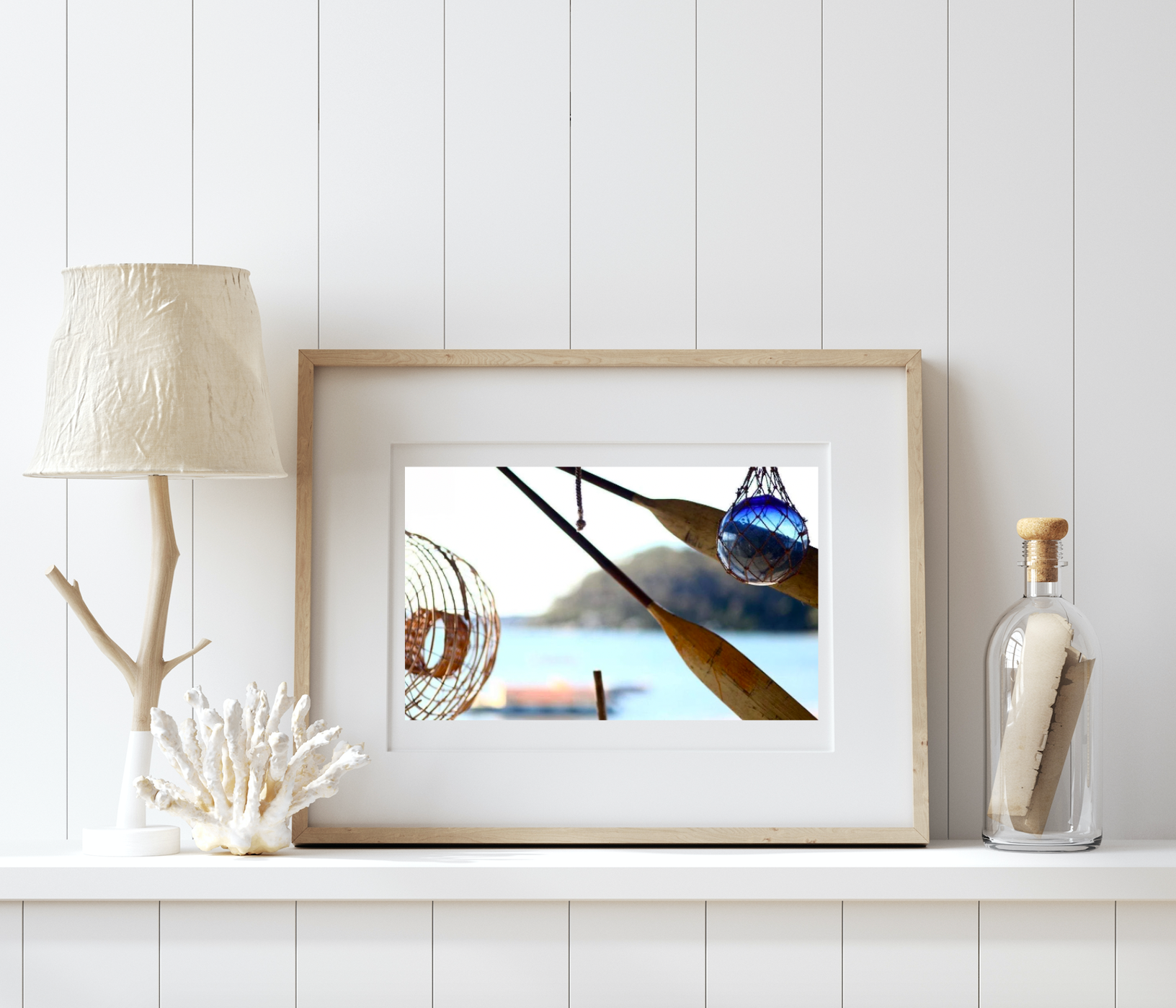 Palm Beach Ocean Seafarer • Glass Fishing Float Fine Print