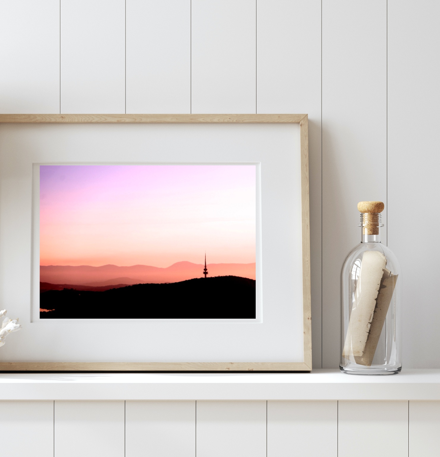 Black Mountain Sundown • Canberra Telstra Tower Fine Landscape Photography Print
