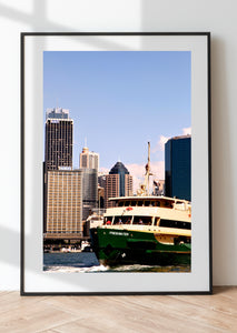 Freshwater Sails • Sydney Ferry Circular Quay Photography Print