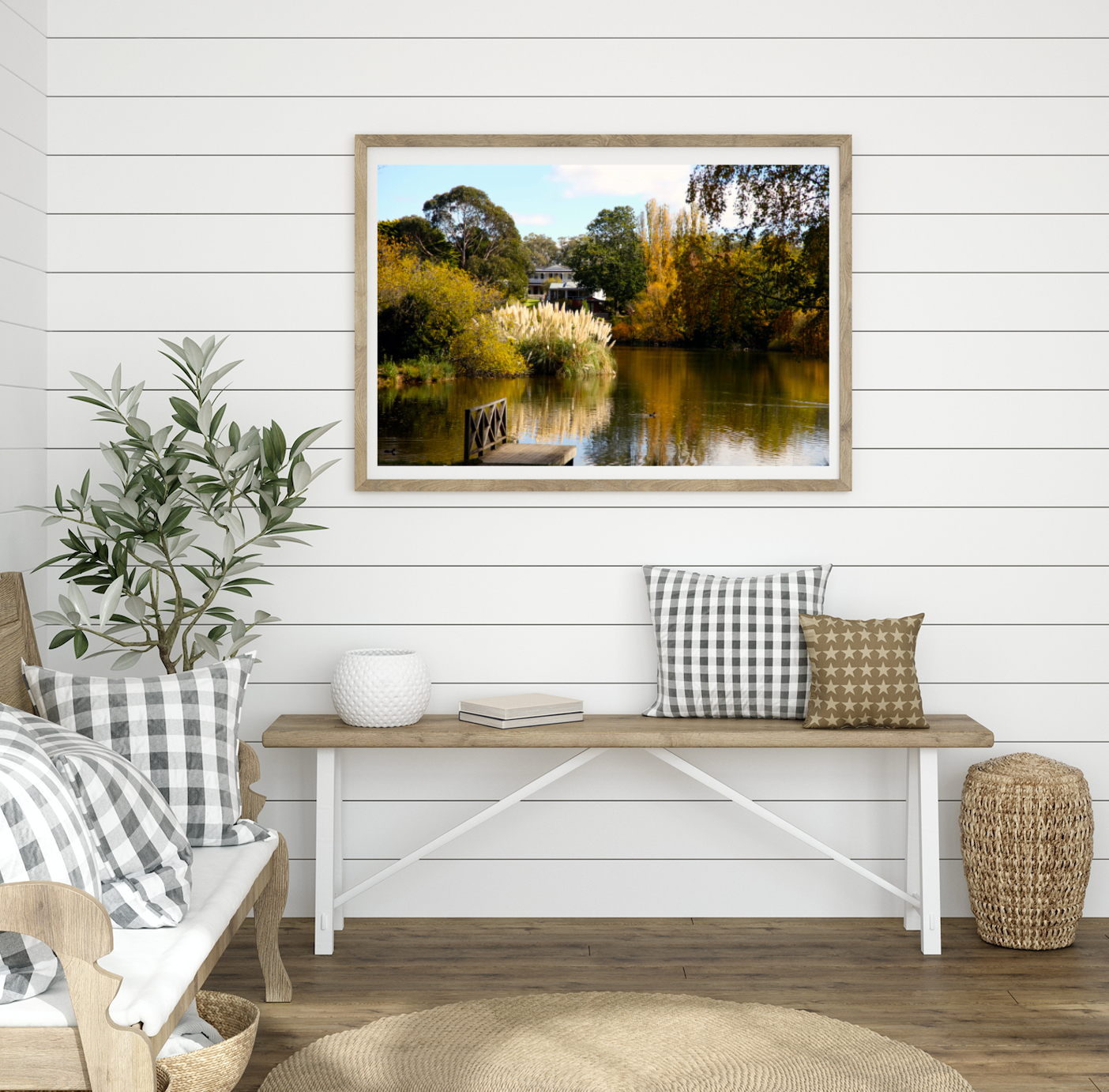 Golden Lake House - Lake Daylesford - Fine Art Print