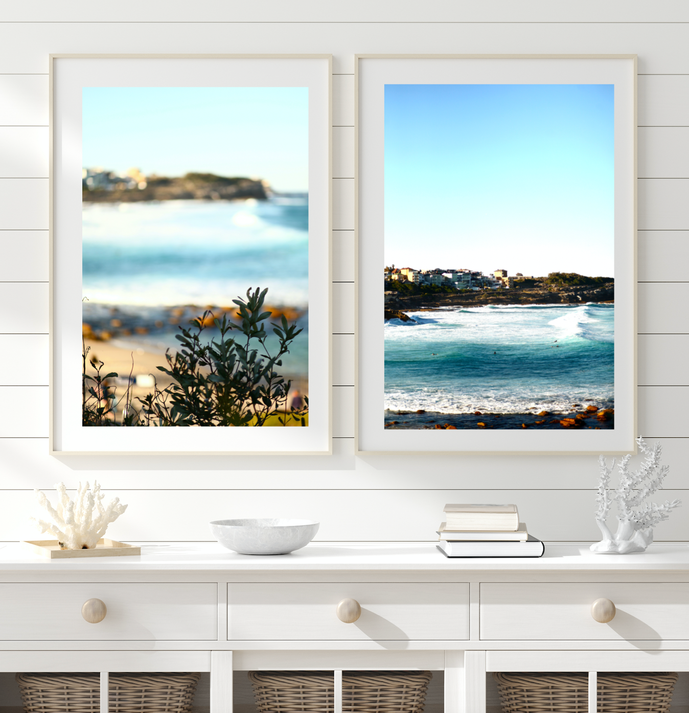 Salt Air • Bronte Beach Sydney • Set of Two Ocean Photography Prints