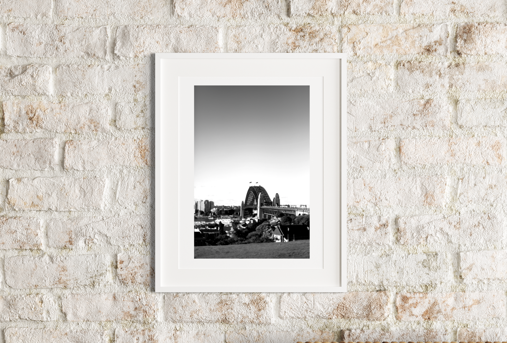 Sydney Harbour Bridge • Black & White Photography Print