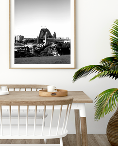 Sydney Harbour Bridge • Black & White Photography Print