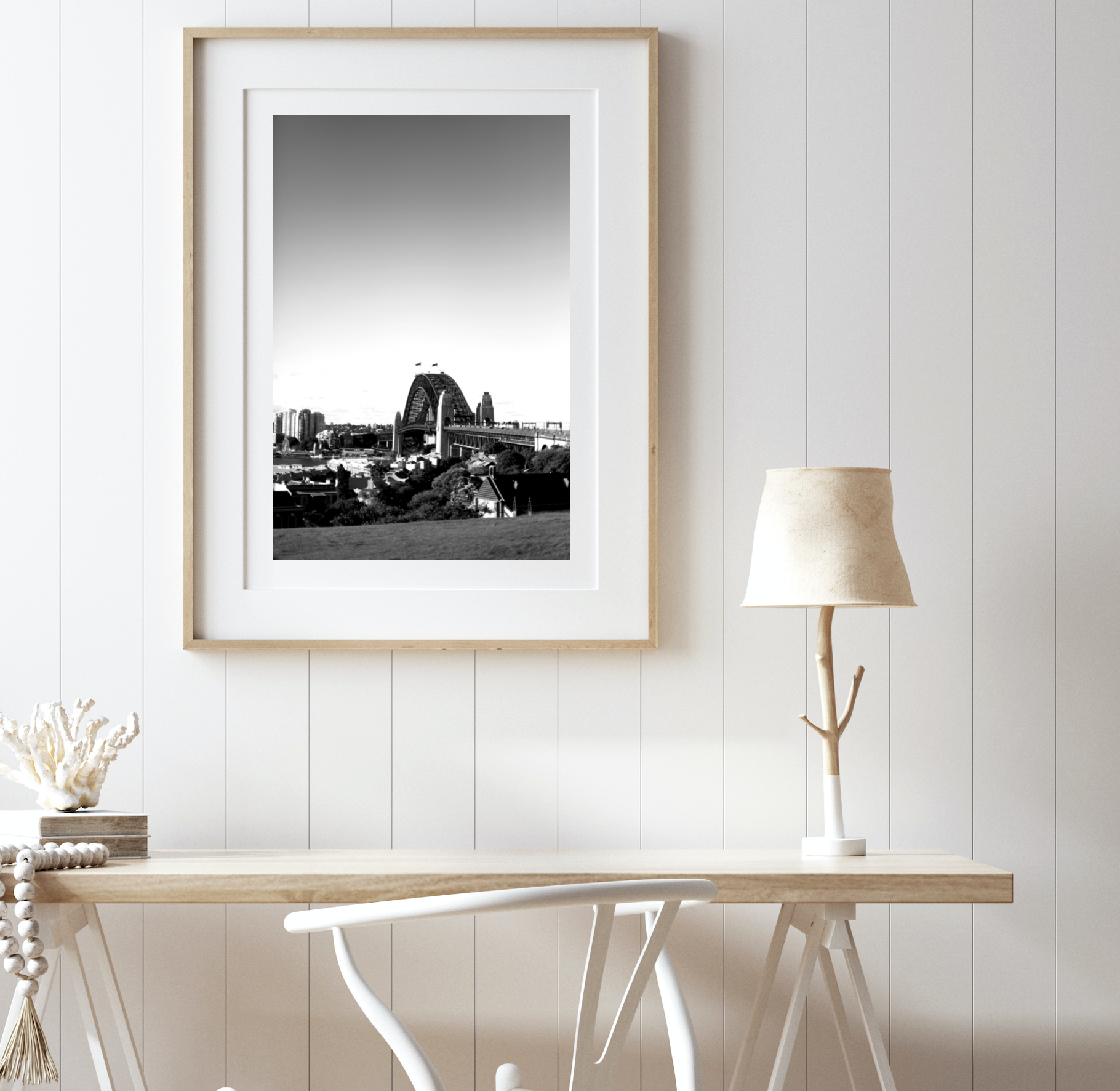 Sydney Harbour Bridge • Black & White Photography Print