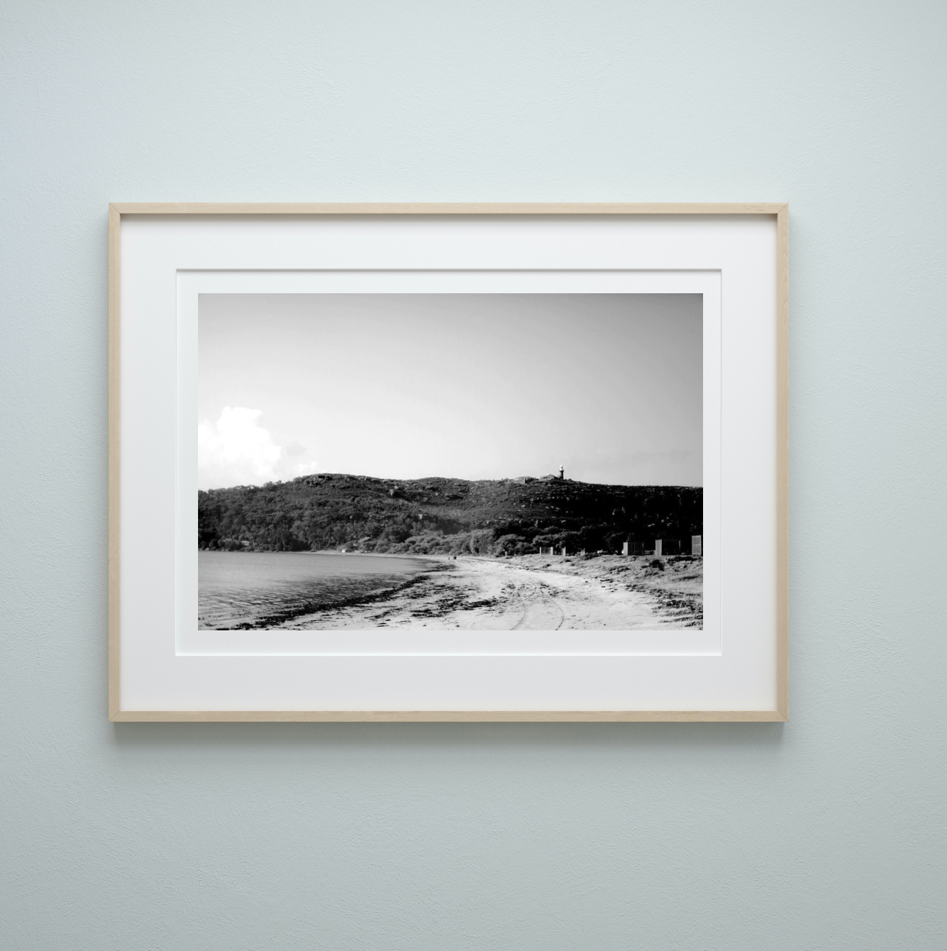 Barrenjoy Pittwater Shore • Palm Beach Black and White Photography Print
