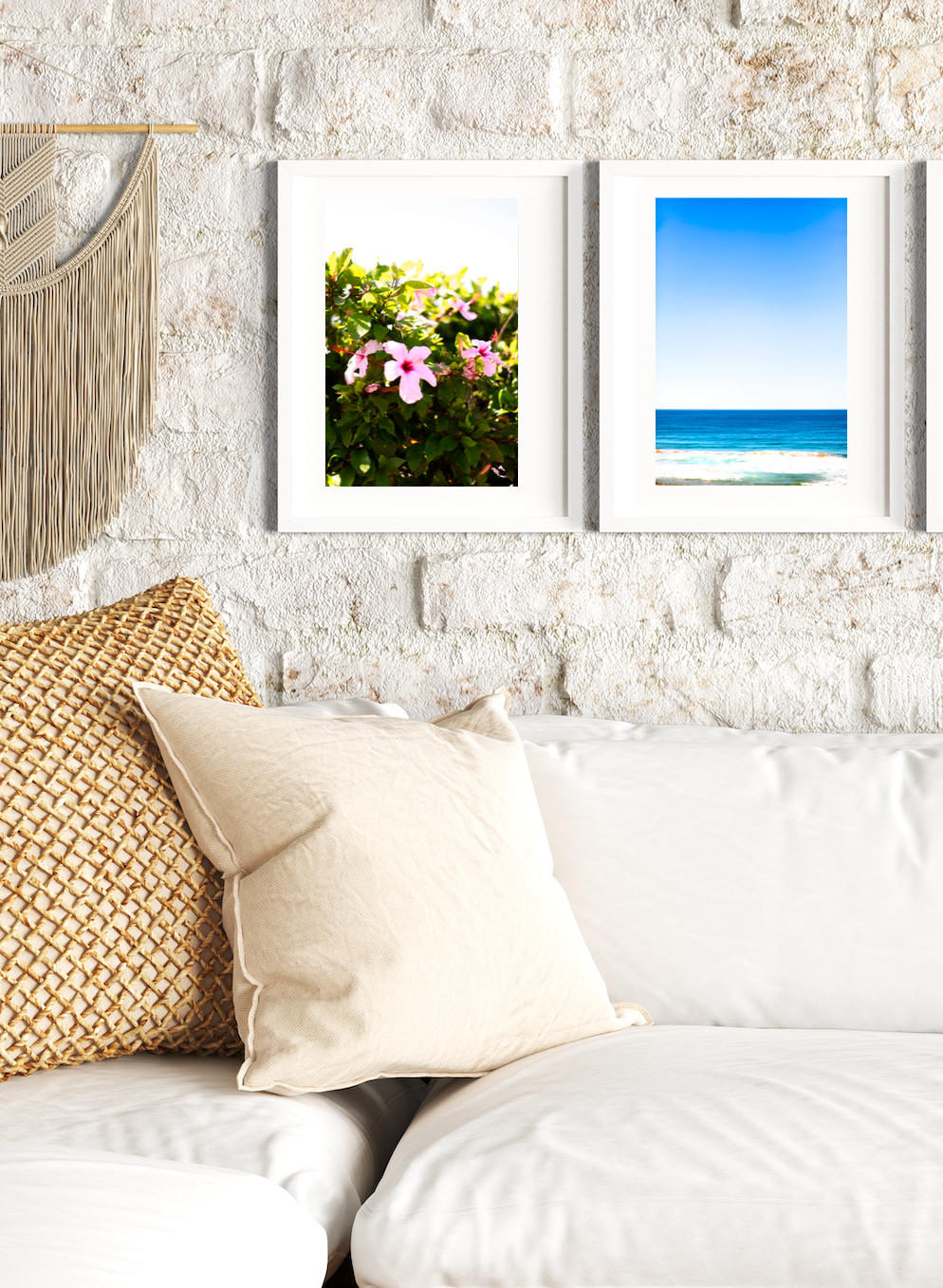 Summer on Whale Beach • Set of Two Northern Beaches Ocean Hibiscus Photography Prints