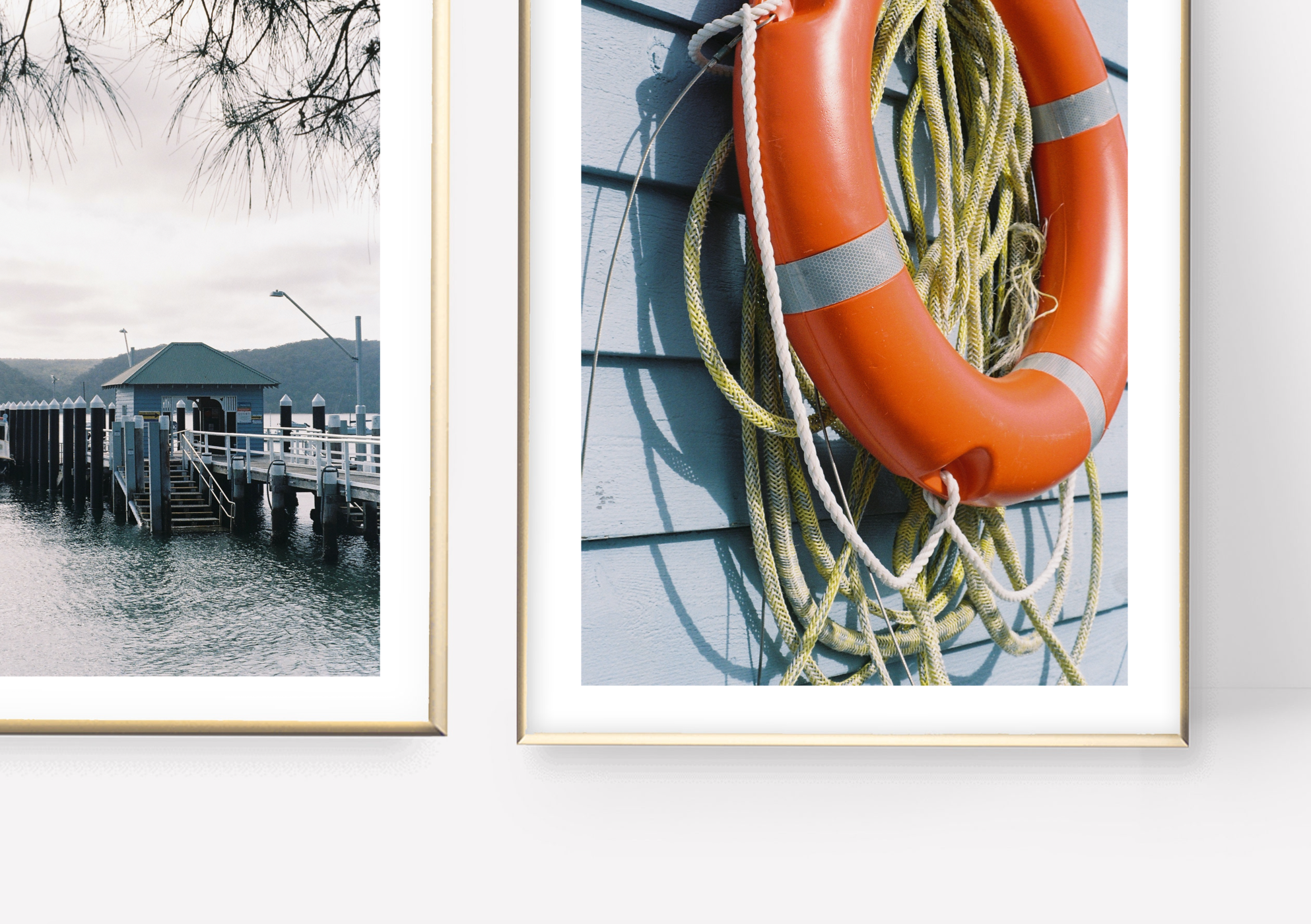 Myra -  Palm Beach Pier - Pittwater - Set of Two Film Photography Prints