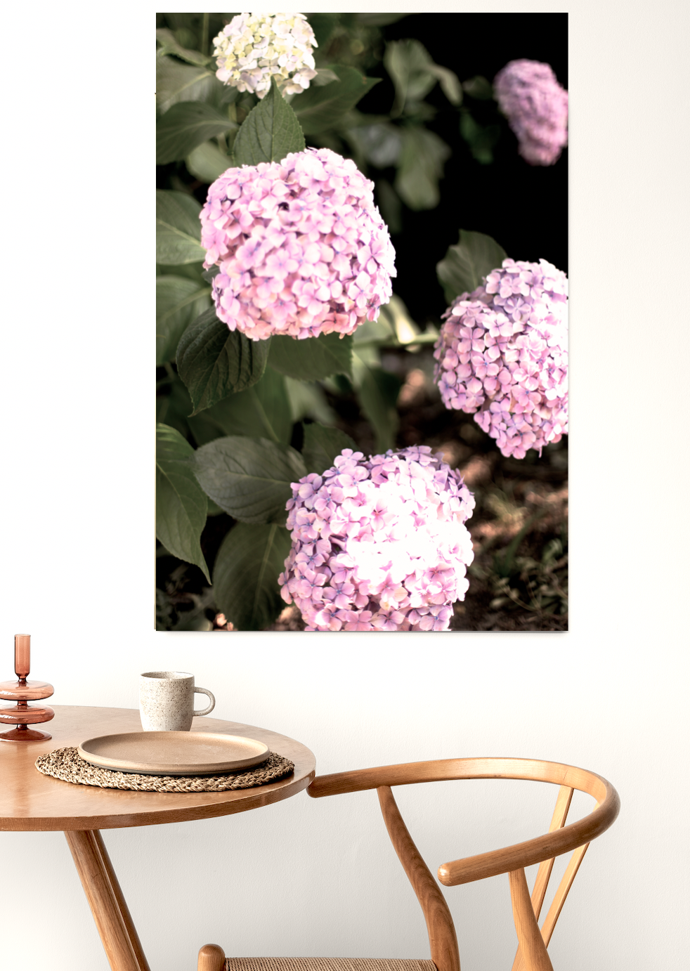 Blush Pink Hydrangea • Fine Photography Print