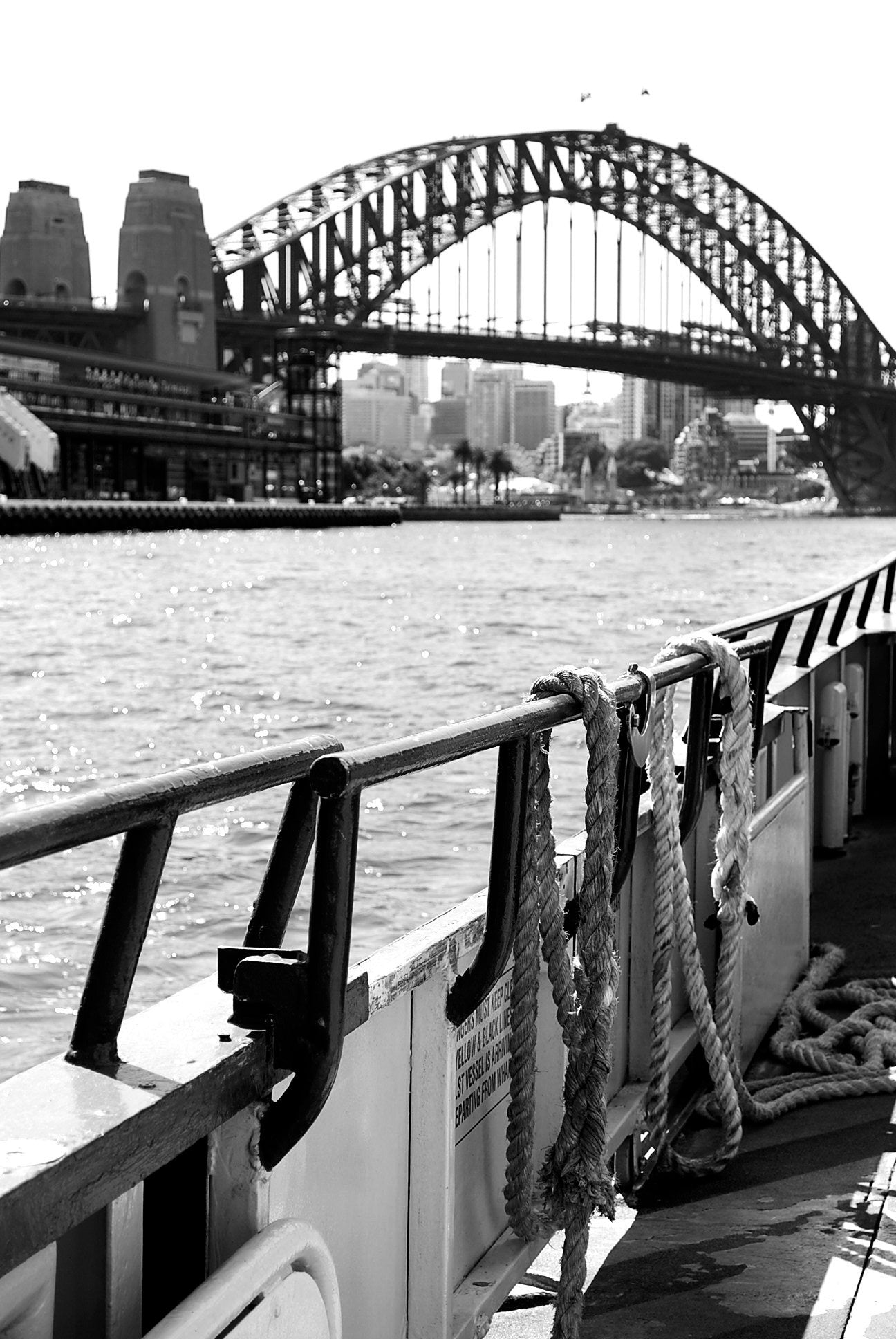 The City of Sydney • Set of Four Black and White Fine Photography Prints