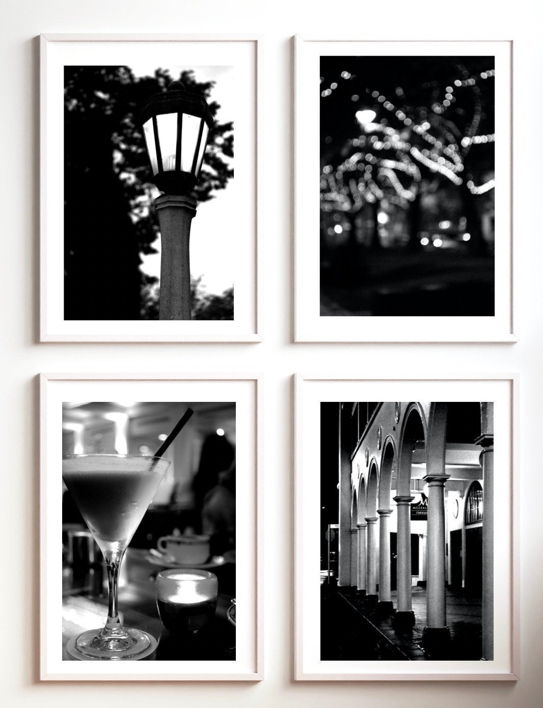 To The Speakeasy • Set of Four Black & White Canberra Photography Prints