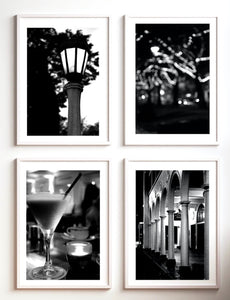 To The Speakeasy • Set of Four Black & White Canberra Photography Prints