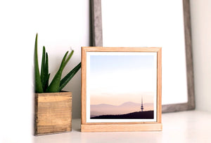 Black Mountain Dusk • Canberra Telstra Tower Square Photography Print