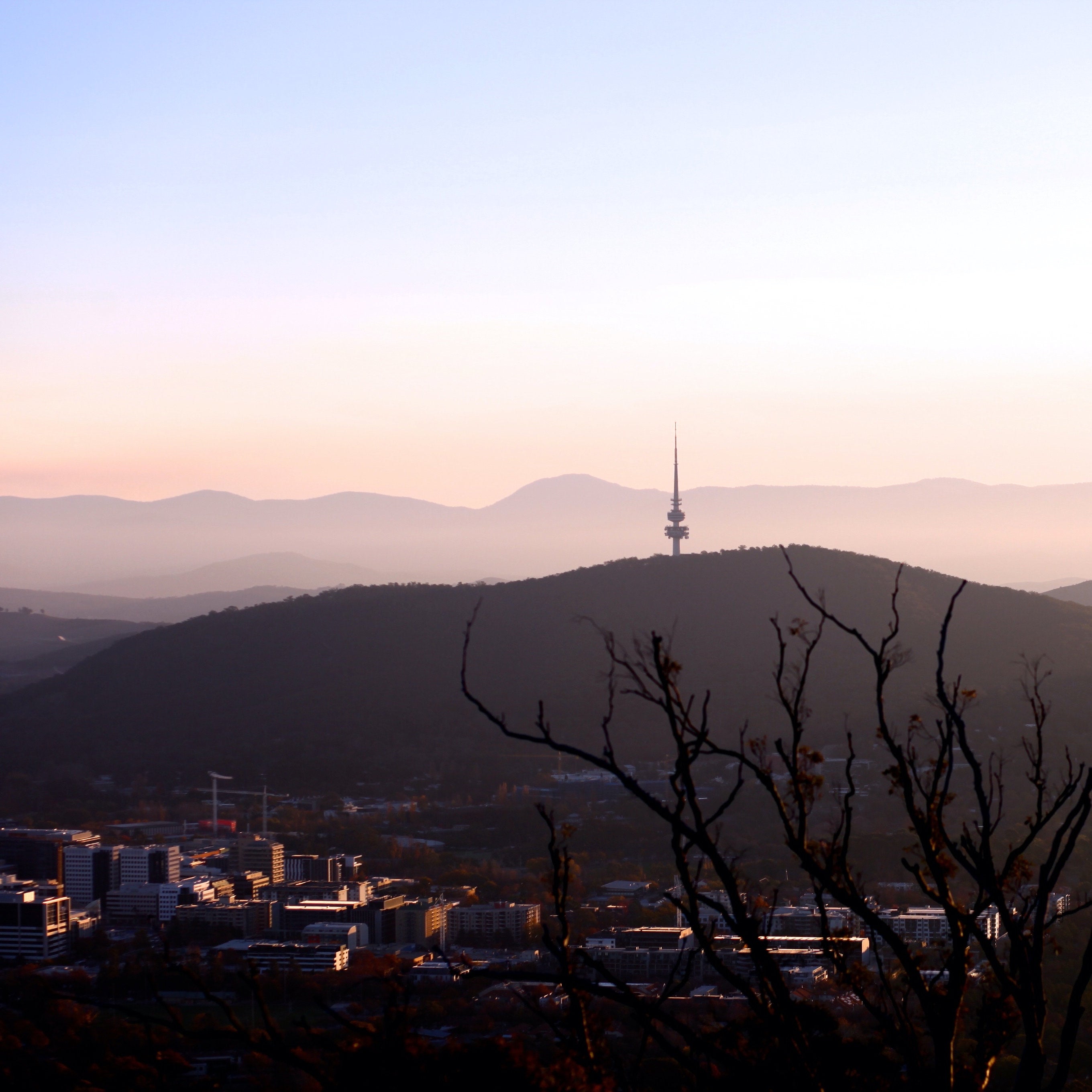 Black Mountain Sunset • Square Photography Print